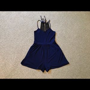Express Romper - Navy Blue